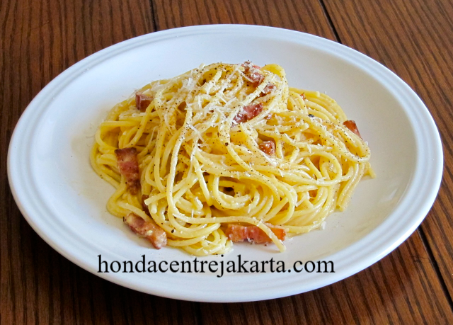Keaslian Spaghetti Carbonara Roma